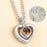 I Love You in 100 Languages Projection Necklace Pendant With Heart Shape Design In Silver On Sale