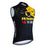 Black Sleeveless Cycling Jersey – Breathable Quick-Dry Bike Shirt with Full Zip for Road Cycling and Training On Sale