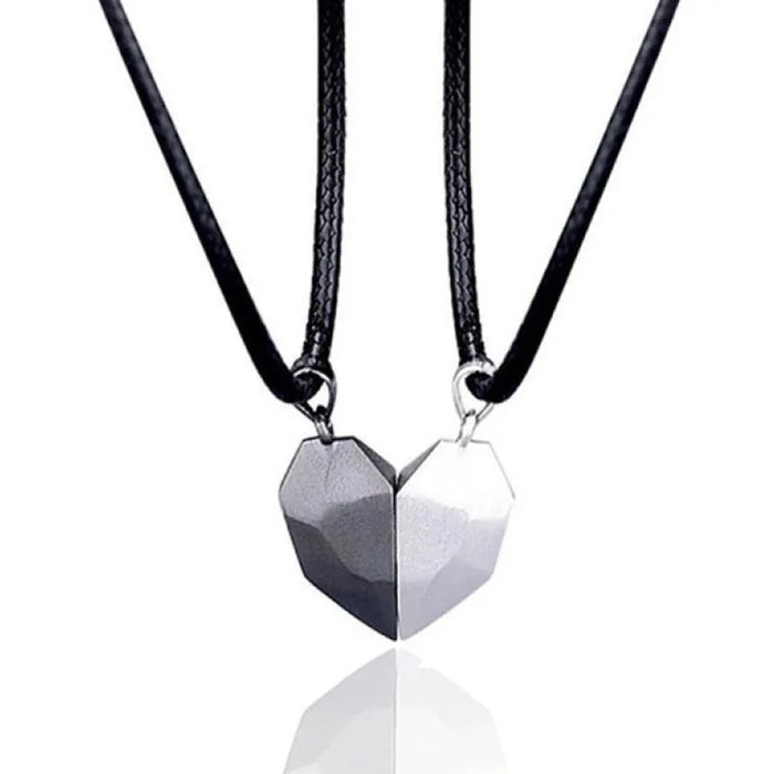 Magnetic Matching Heart Necklaces On Sale