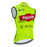 Neon Yellow Sleeveless Cycling Jersey – Breathable Quick-Dry Bike Shirt with Full Zip for Road Cycling and Training On Sale