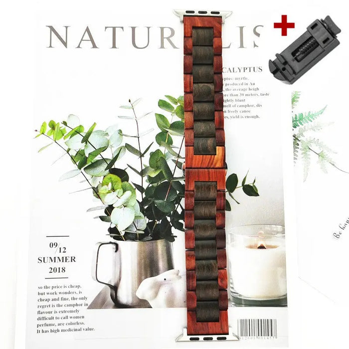 Wooden Strap for Apple Watch Band 38mm, 40mm, 42mm, 44 mm, 45mm, 49, On Sale