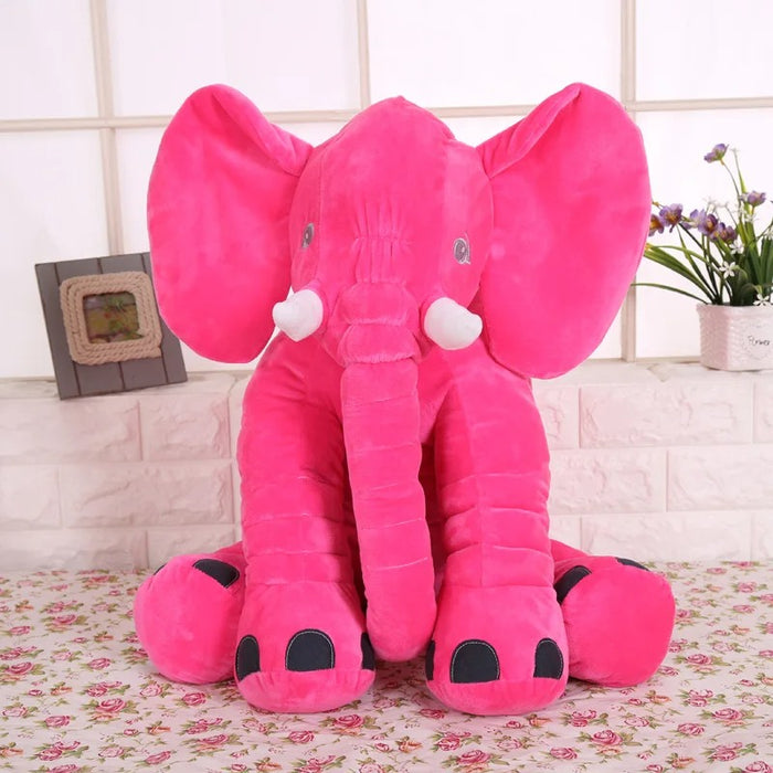 40 / 60cm Stuffed Rose Pink Elephant Plush Toy On Sale