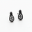 Black Pineapple Stud Earrings On Sale