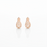 Rose Gold Pineapple Stud Earrings On Sale