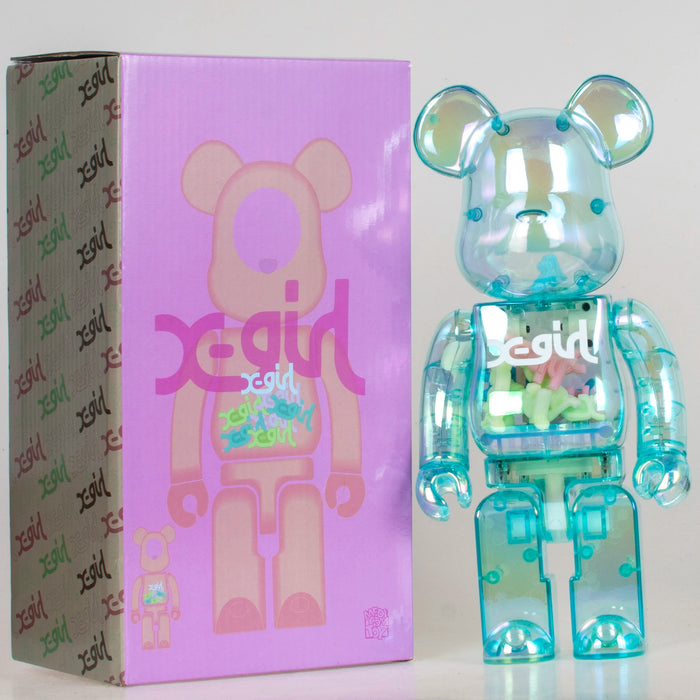 400% My First Baby Bearbrick Series X girl Bear Statuette Pop Art Decor Collection On Sale