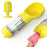 4-In-1 Multifunctional Yellow Pet Water Bottle With Food Feeder, Waste Bag, And Poop Shovel On Sale