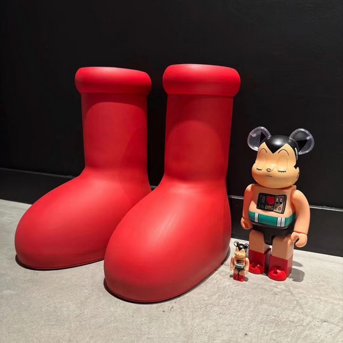 Astro Boy Style Big Red Cartoonishly Rain Boots On Sale