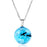 Birds Fly In The Cloudy Sky Luminous Resin Globe Pendant Necklace On Sale