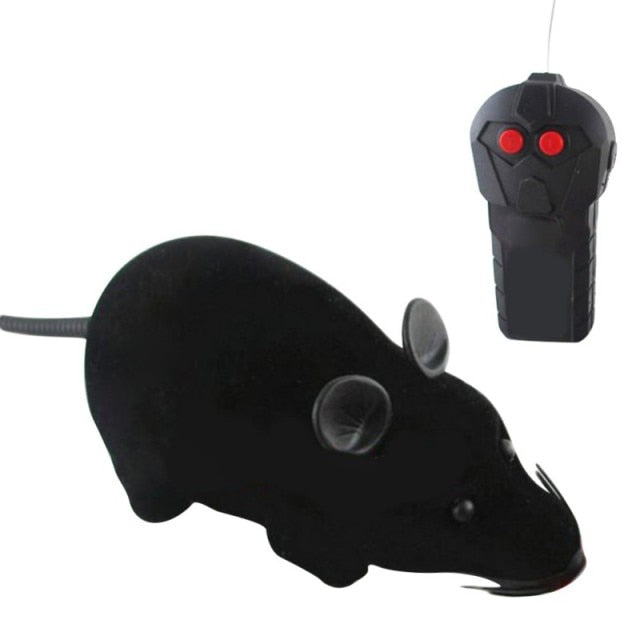 Wireless Remote Control Robot Mouse Toy for Cats, Dogs, And Kids On Sale