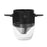 Black Portable Reusable Stainless Steel Drip Coffee Filter With Cup On Sale
