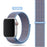 Cerulean Blue Nylon Sport Loop Watch Band For Apple iWatch Straps 38mm, 40mm, 41mm, 42mm, 44 mm, 45mm, 46mm, 49mm On Sale
