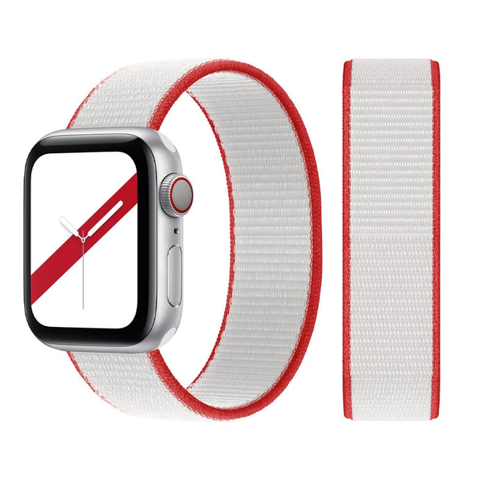 NIKE And World Flags Nylon Watch Straps Collection For Apple Watch 38mm, 40mm, 42mm, 44 mm