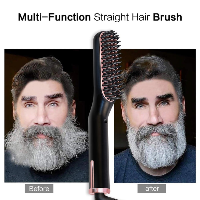 3-in-1 Ionic Beard Straightener On Sale