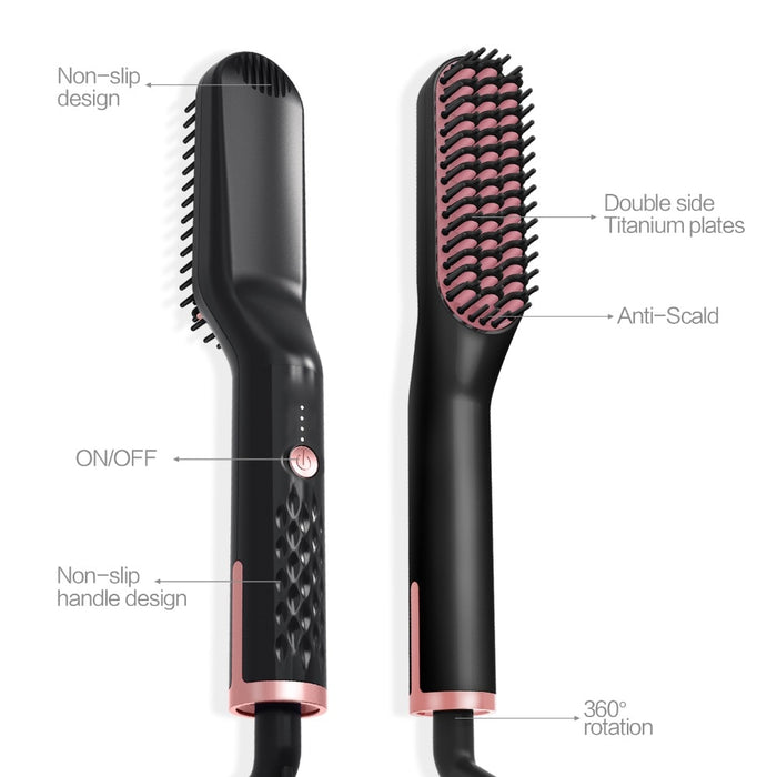 3-in-1 Ionic Beard Straightener On Sale