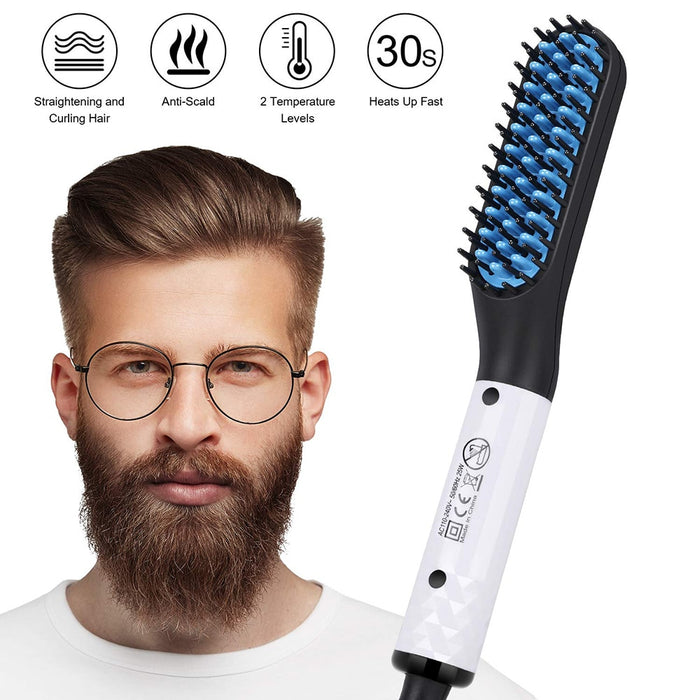 3-in-1 Ionic Beard Straightener On Sale