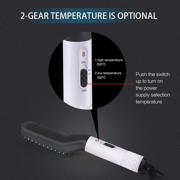 3-in-1 Ionic Beard Straightener On Sale