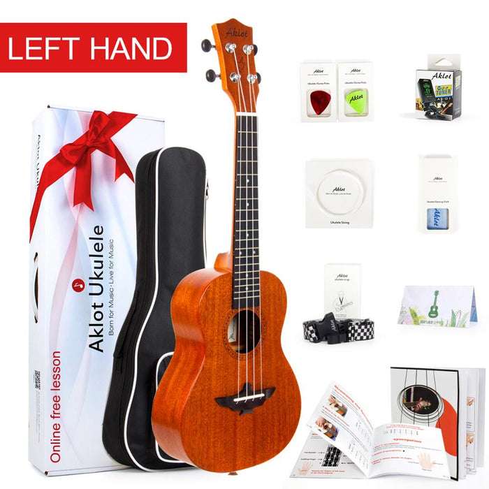 23 inch Solid Mahogany Ukulele Set On Sale