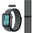 Indigo Lime Blast Nylon Sport Loop Watch Band For Apple iWatch Straps 38mm, 40mm, 41mm, 42mm, 44 mm, 45mm, 46mm, 49mm On Sale