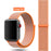 Orange Red Nylon Sport Loop Watch Band For Apple iWatch Straps 38mm, 40mm, 41mm, 42mm, 44 mm, 45mm, 46mm, 49mm On Sale