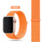 Papaya Nylon Sport Loop Watch Band For Apple iWatch Straps 38mm, 40mm, 41mm, 42mm, 44 mm, 45mm, 46mm, 49mm On Sale
