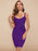 Lady In Love Purple Bandage Dress On Sale