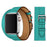 Double Tour Lychee Green Genuine Cow Leather Loop Apple Watch Band For iWatch On Sale