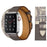 Double Tour Etain Beton Genuine Cow Leather Loop Apple Watch Band For iWatch On Sale
