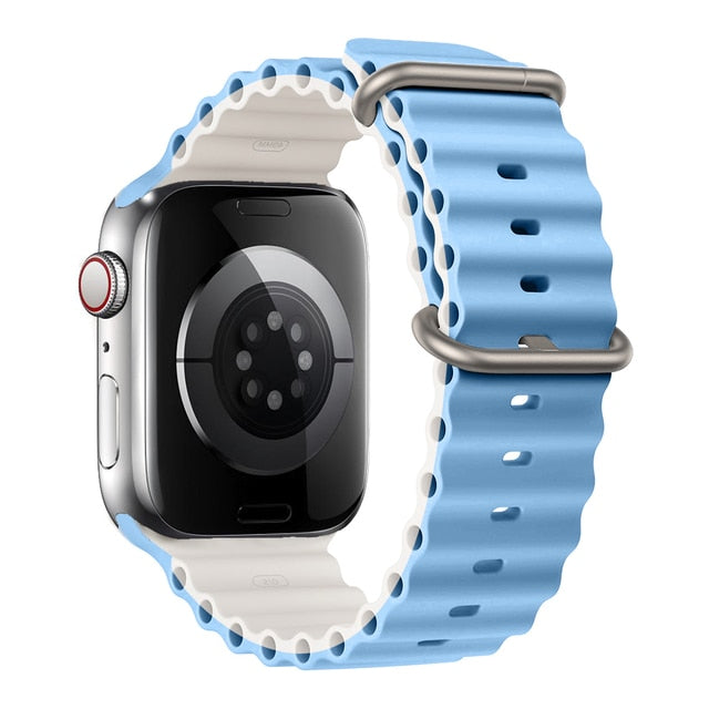 Blue Starlight Ocean Loop Band For Apple Watch Ultra And Series 7, 8, 4, 5, 6, 3, SE On Sale