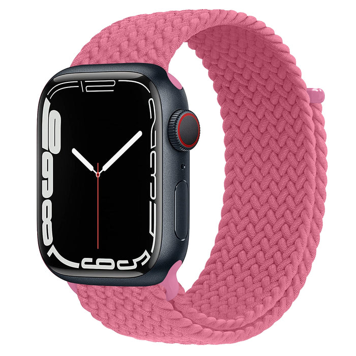 Pink Punch Braided Solo Loop Apple Watch Bracelet On Sale