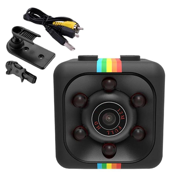 Black SQ11 1080P Full HD Mini Camera With Night Vision Motion Detection On Sale