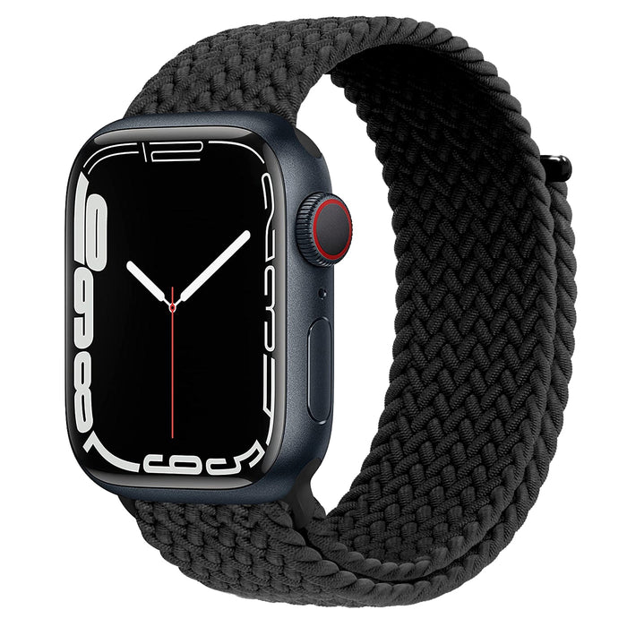 Black Braided Solo Loop Apple Watch Bracelet On Sale