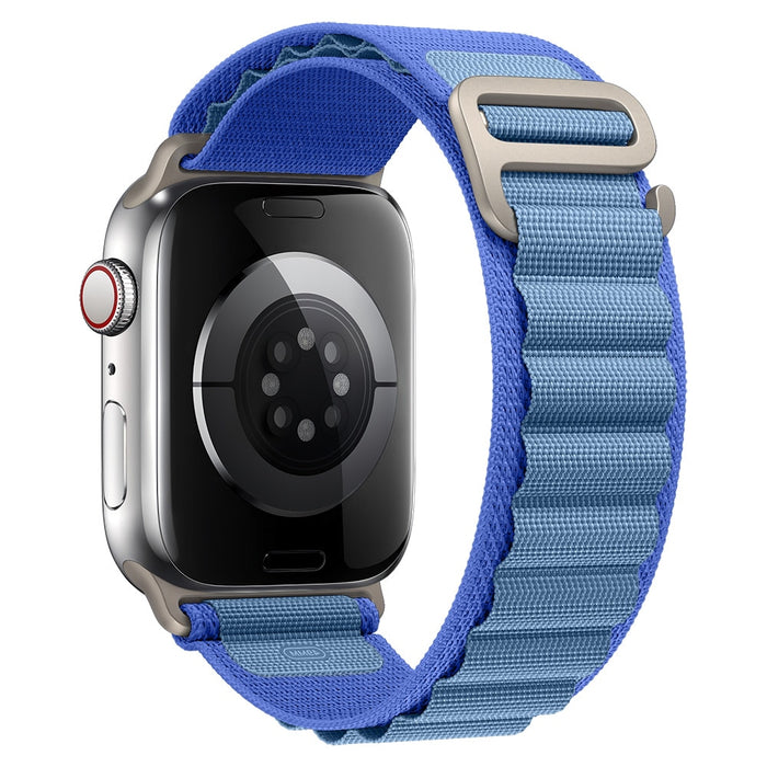 Blue Alpine Loop Collection For Apple Watch Series 8, Ultra, 7, SE, 6, 5, 4, 3 On Sale