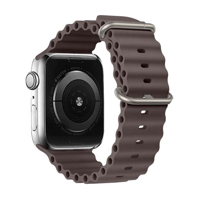 Coffee Ocean Loop Band For Apple Watch Ultra And Series 7, 8, 4, 5, 6, 3, SE On Sale