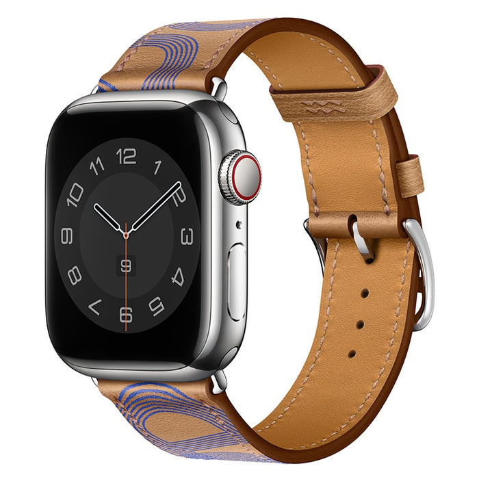Etain Beton Genuine Cow Leather Loop Apple Watch Band For iWatch On Sale