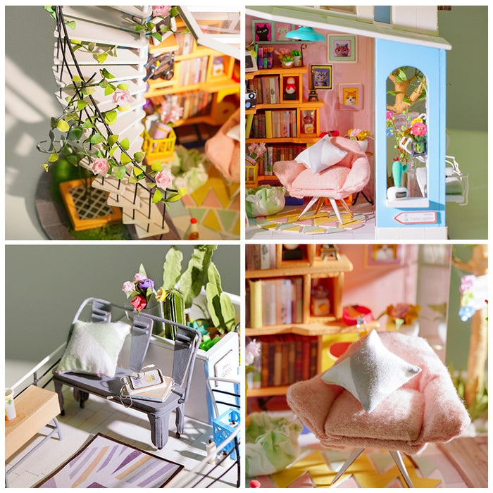 Miniature Dollhouse 3D Model Building Kits On Sale