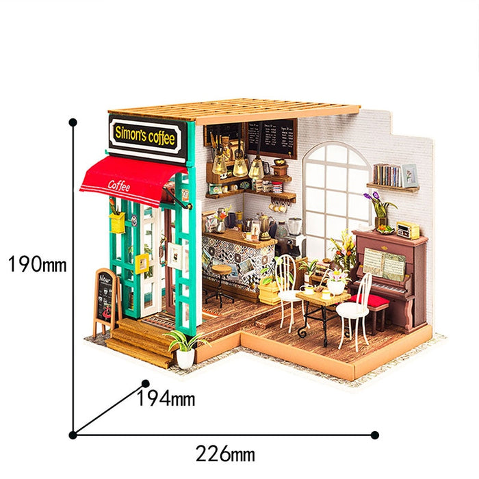 Miniature Dollhouse 3D Model Building Kits On Sale