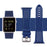 Rhombus Texture Silicone Sport Strap for Apple Watch  On Sale