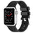 Black - Rhombus Texture Silicone Sport Strap for Apple Watch  On Sale