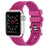 Pink - Rhombus Texture Silicone Sport Strap for Apple Watch On Sale