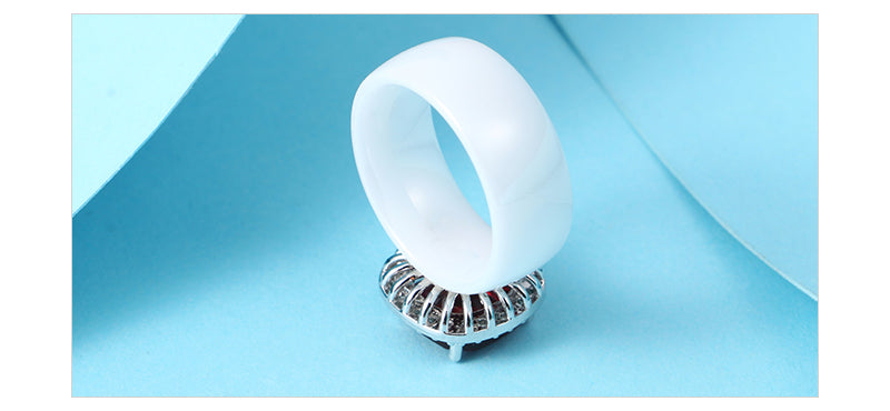 White Ceramic Ring