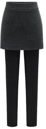 Comfortable Warm Fleece Skirt Leggings On Sale
