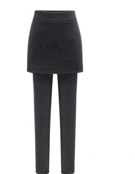 Comfortable Warm Fleece Skirt Leggings On Sale 