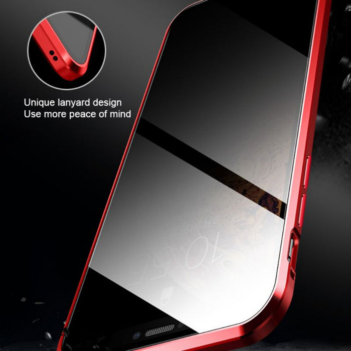 Magnetic Privacy Anti-peeping Tempered Glasses iPhone Case On Sale