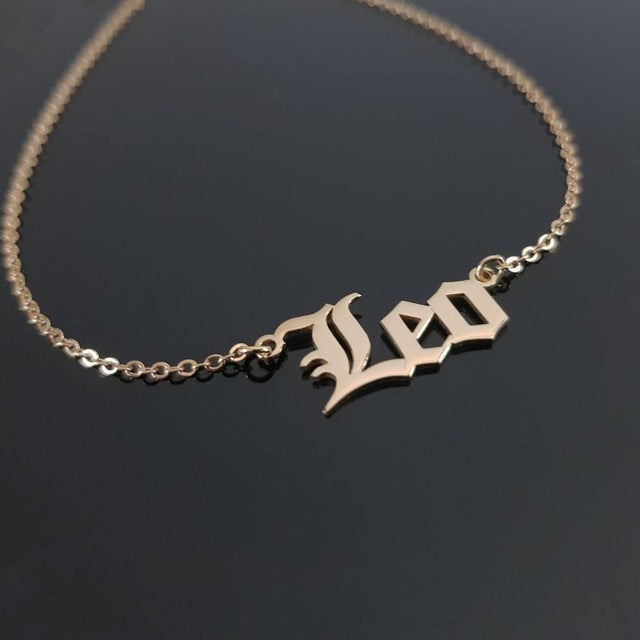 Anglo Saxon 12 Zodiac Pendant Necklace On Sale