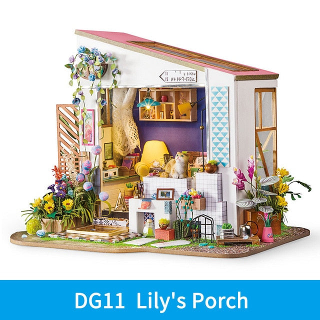 Miniature Dollhouse 3D Model Building Kits On Sale