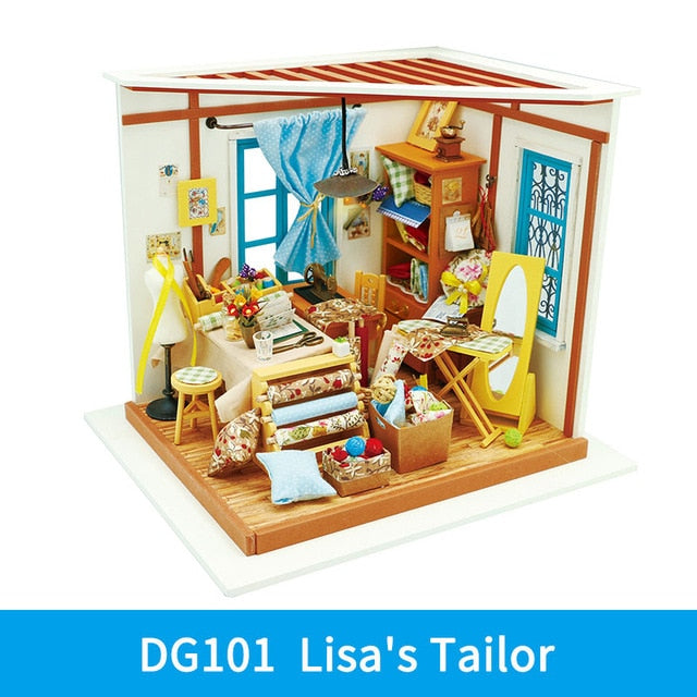 Miniature Dollhouse 3D Model Building Kits On Sale