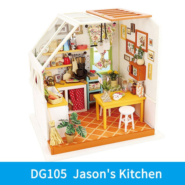 Miniature Dollhouse 3D Model Building Kits On Sale