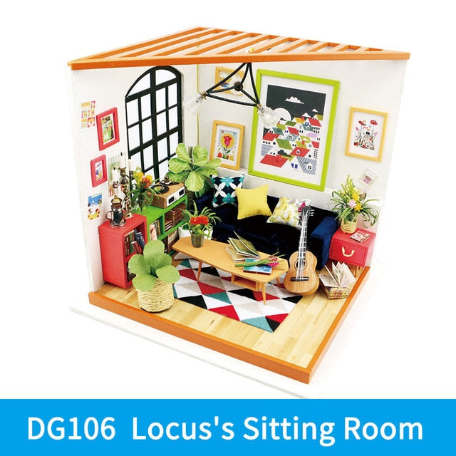 Miniature Dollhouse 3D Model Building Kits On Sale