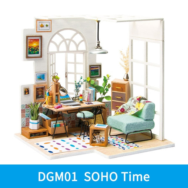 Miniature Dollhouse 3D Model Building Kits On Sale