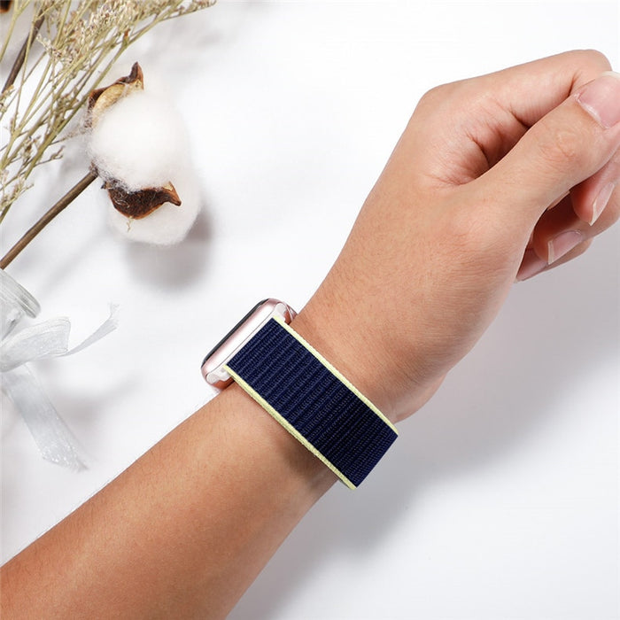 Nylon Sport Loop Watch Band For Apple iWatch Straps 38mm, 40mm, 41mm, 42mm, 44 mm, 45mm, 46mm, 49mm On Sale